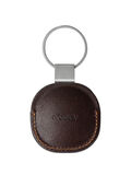 Leather Holder for Airtag - Black