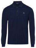 MEN'S KNITTED POLO SHIRT C.W. COTTON