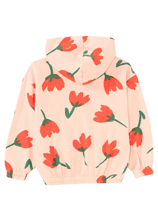 Big Flowers All Over zipped hoodie image number 1