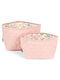 Quilted Storage Basket, Set of Two - OCS