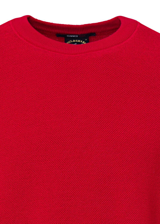MEN'S KNITTED ROUNDNECK C.W. WOOL image number 2