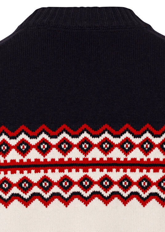 D2. HOLIDAY FAIR ISLE C-NECK image number 3