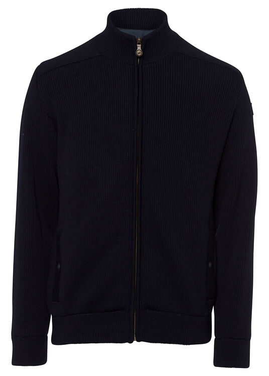 MEN'S KNITTED BLOUSON C.W. WOOL image number 0