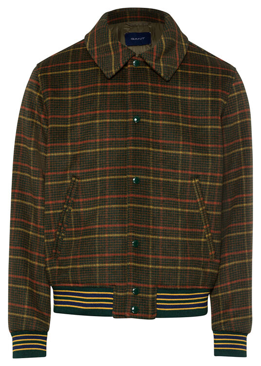 D1. CHECKED WOOL JACKET image number 0
