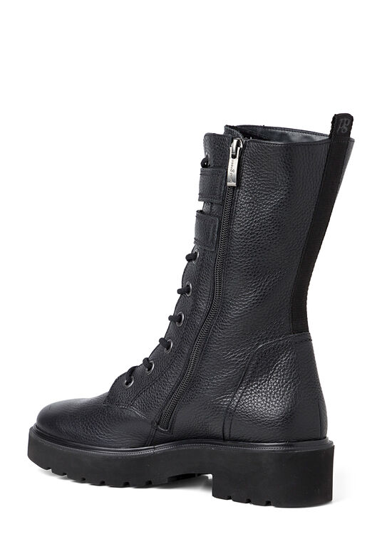 LACE UP BOOT WITH METAL ENCLOSING DETAIL image number 2