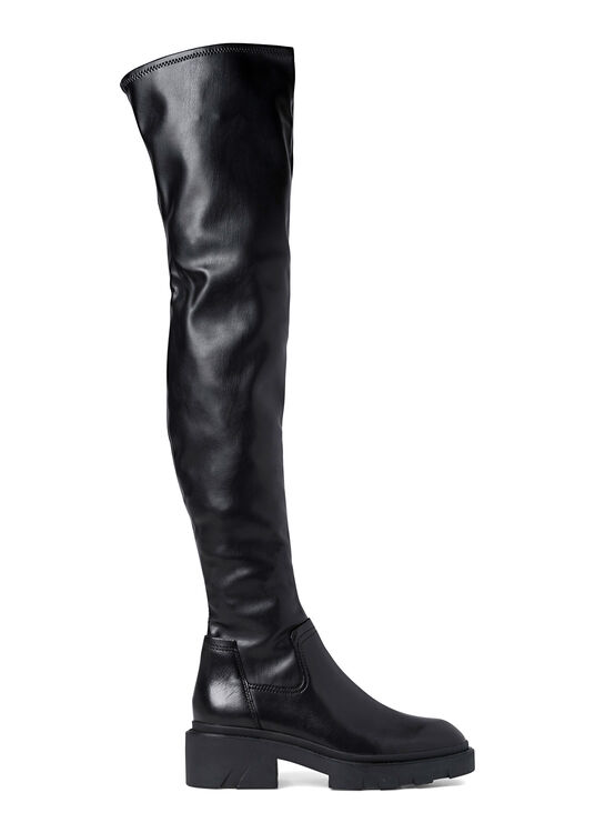 LEATHER OVERKNEE BOOT image number 0