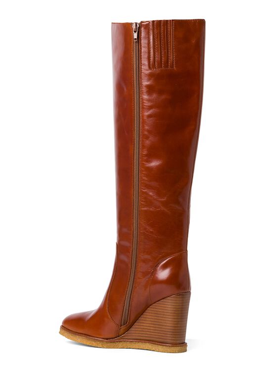 7_Wedge Boot MELONGENA Cow Leather image number 2