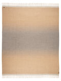 Alpaka Woll Decke "MERIMA" ocker / grau 180x130_180x130