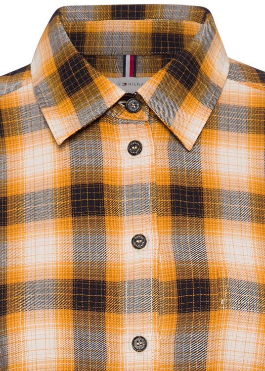 CHECK FLANNEL RELAXED SHIRT LS image number 2