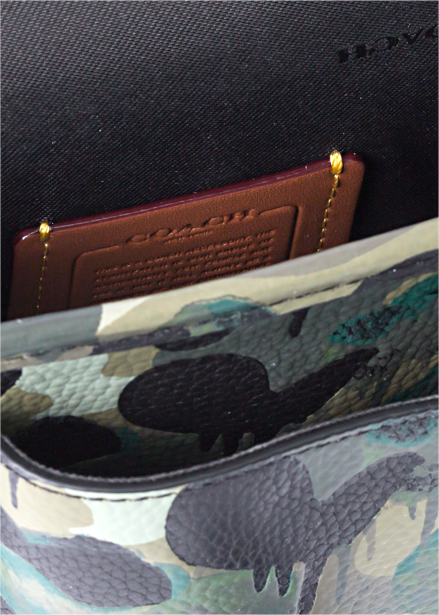 Charter North South Crossbody with Hybrid in Camo Print Leat image number 3