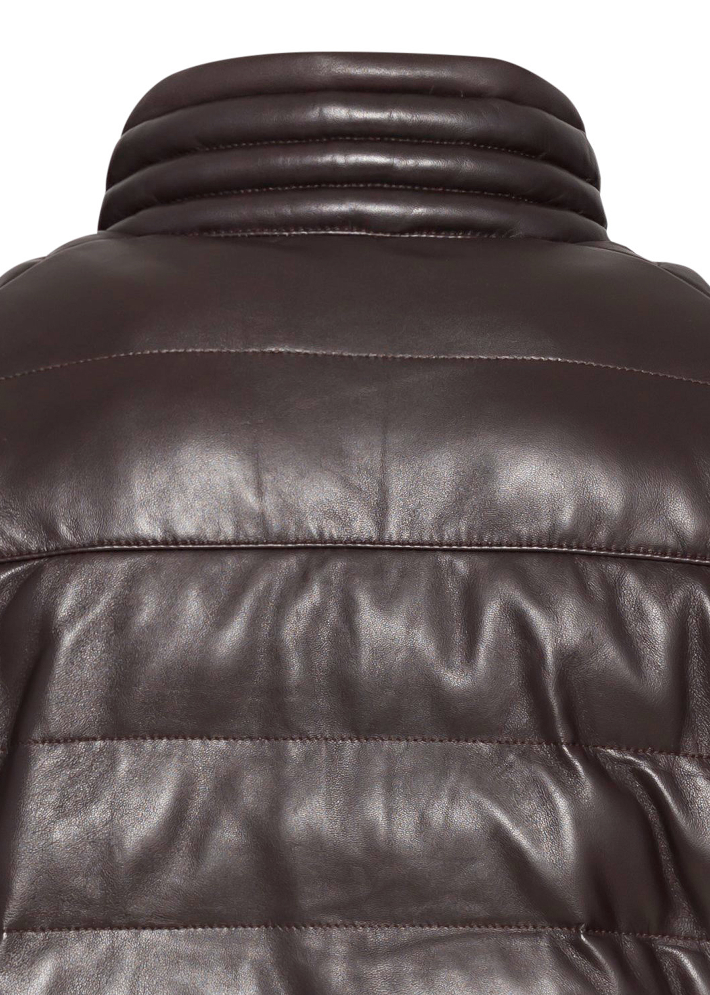 LEATHER DOWN JACKET image number 3