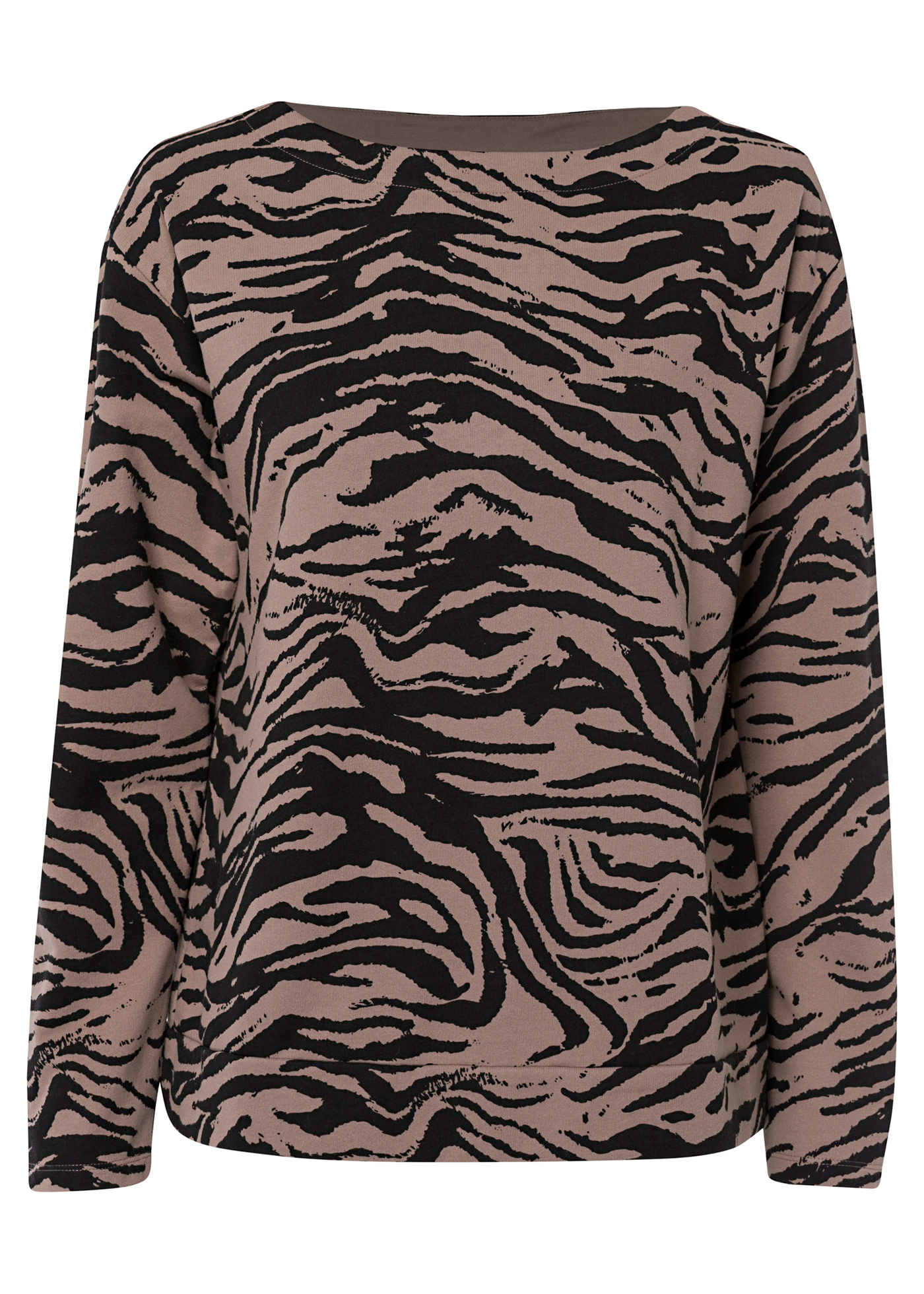 Fleece Sweater Abstr image number 0