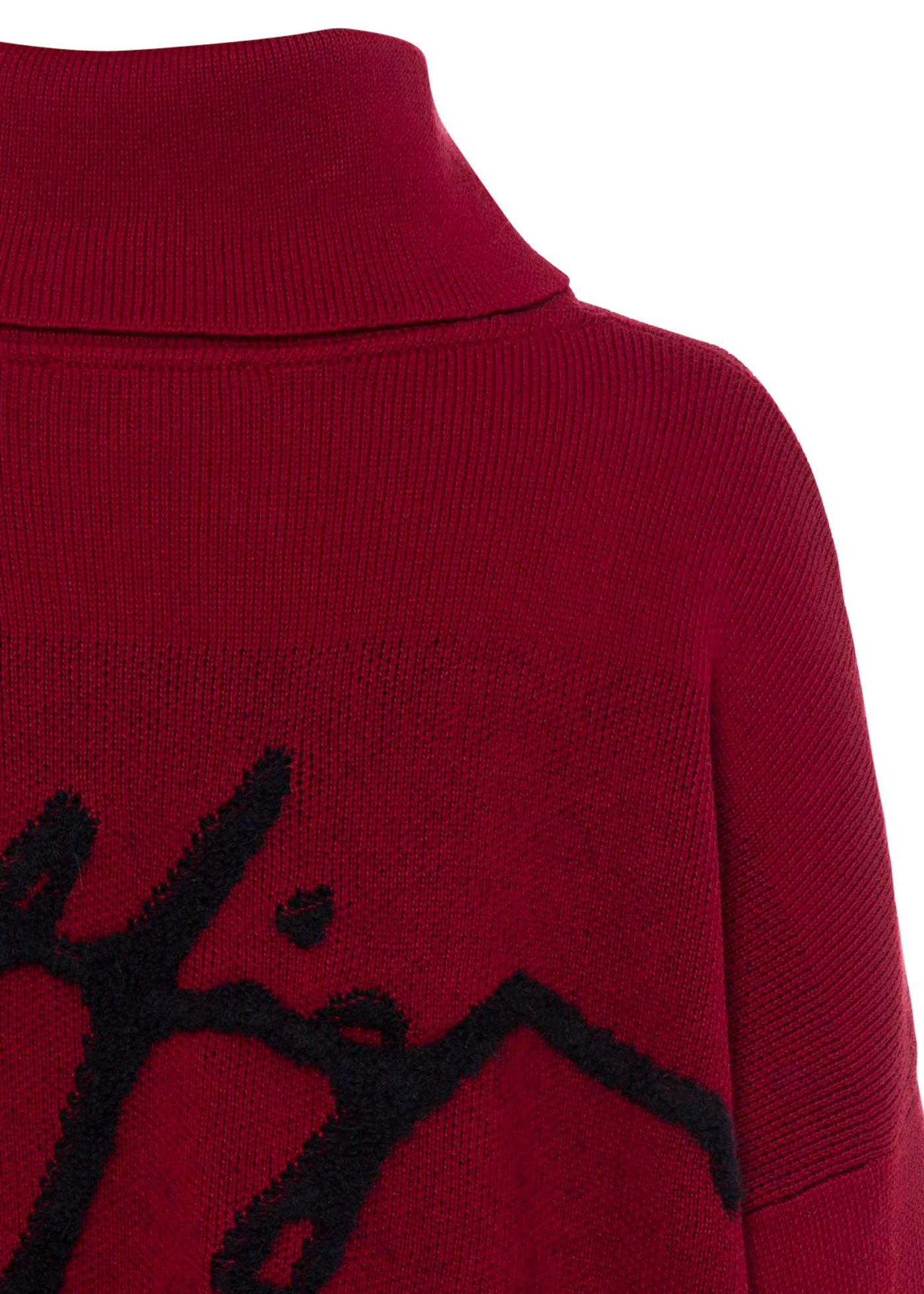 RELAXED TOMMY HIGH-NK SWEATER image number 3