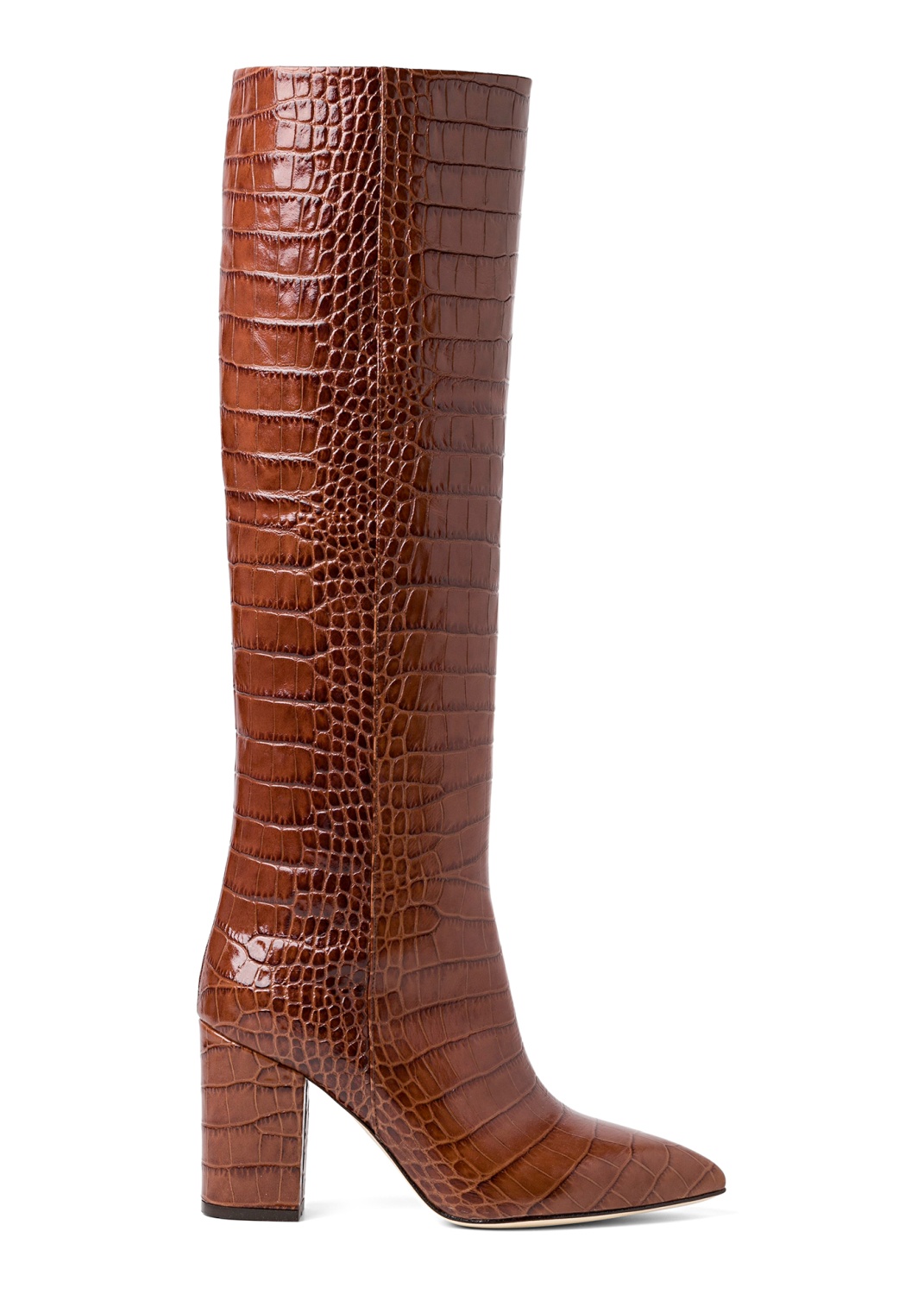Tall Boot Snake Print 80mm image number 0