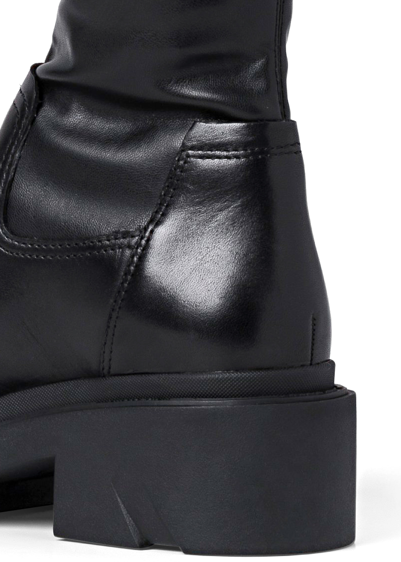 LEATHER OVERKNEE BOOT image number 3