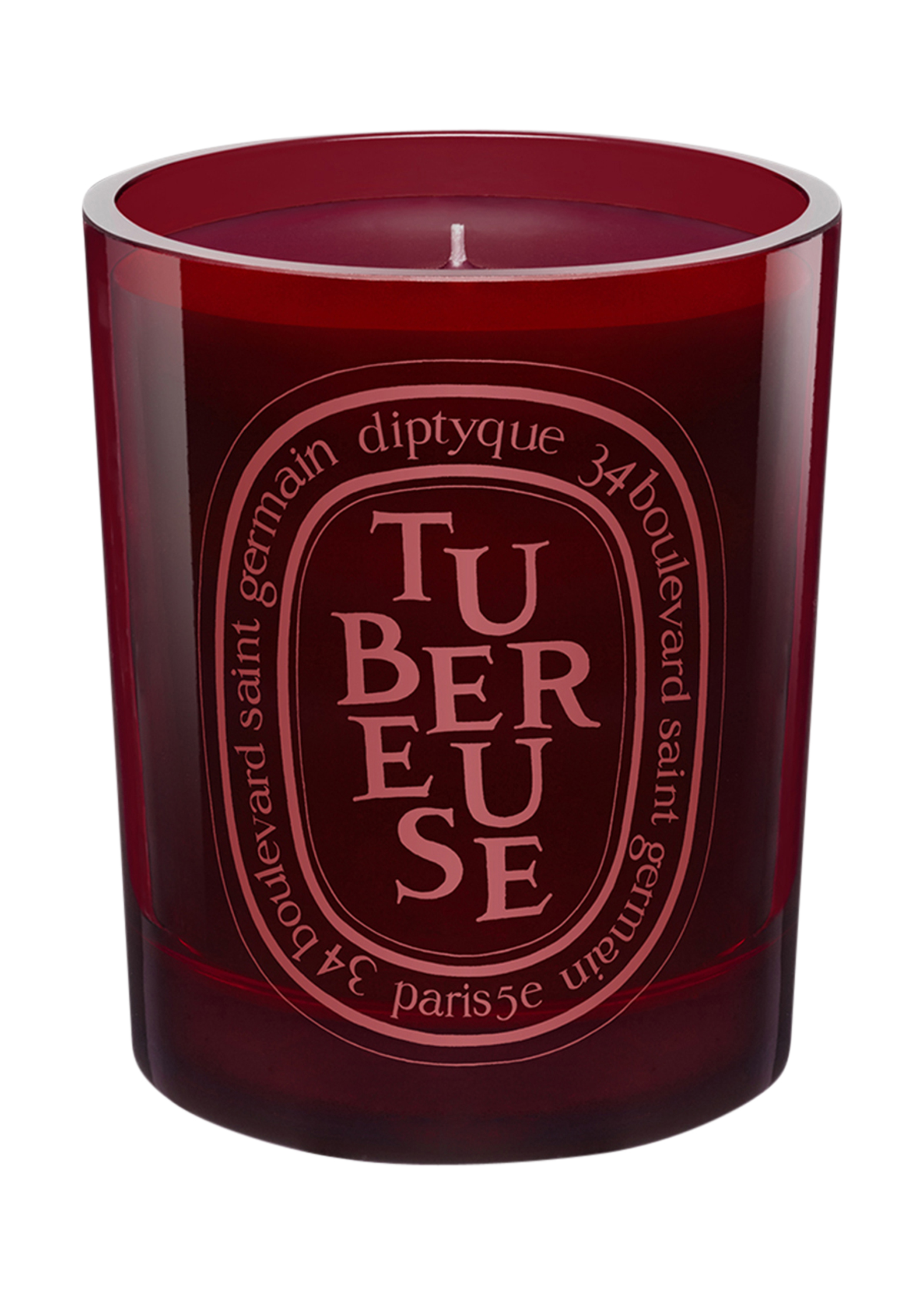 Red candle Tubéreuse 300 g / 51,3 oz image number 0