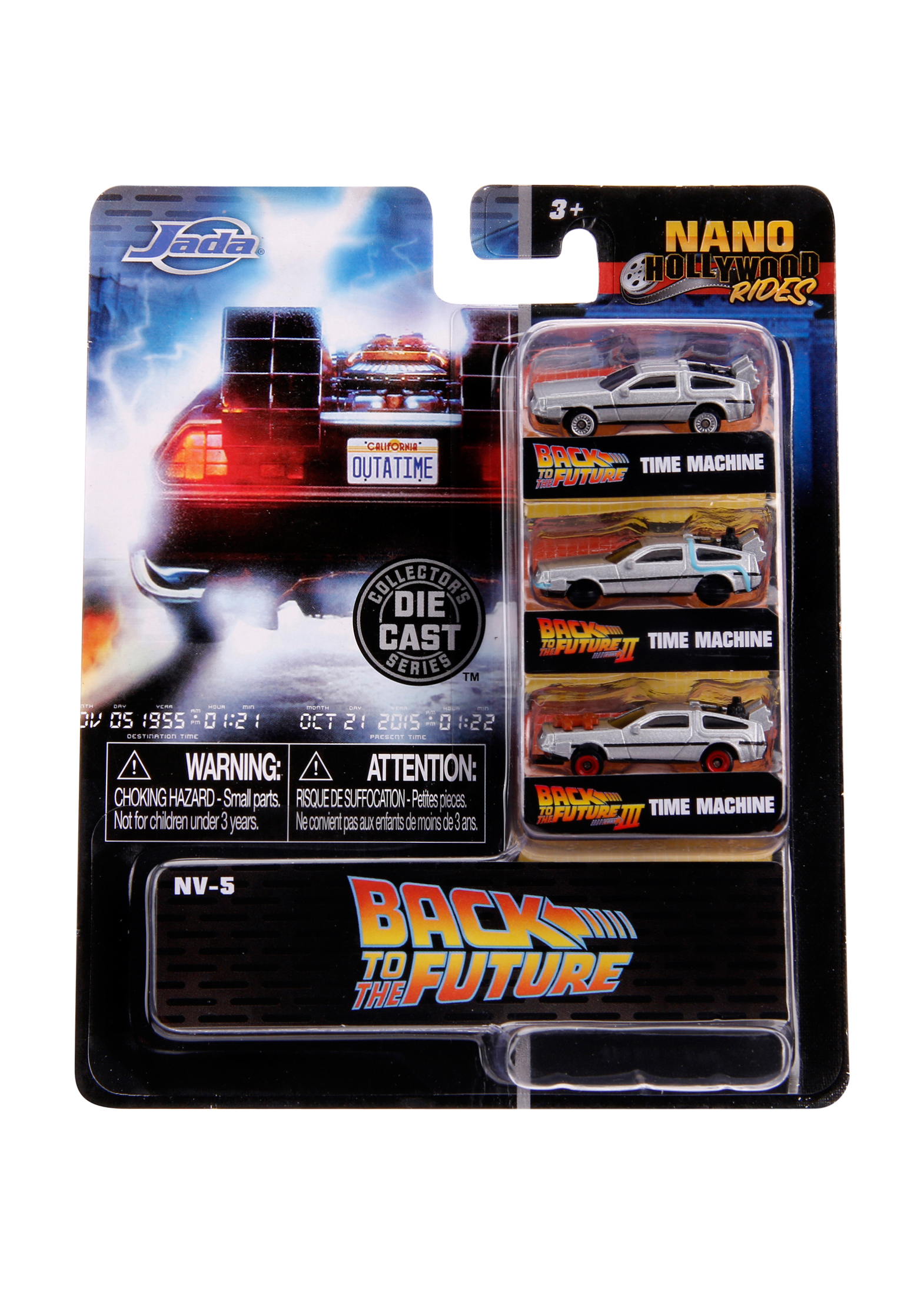 Back to the Future 3-Pack Nano Cars image number 4