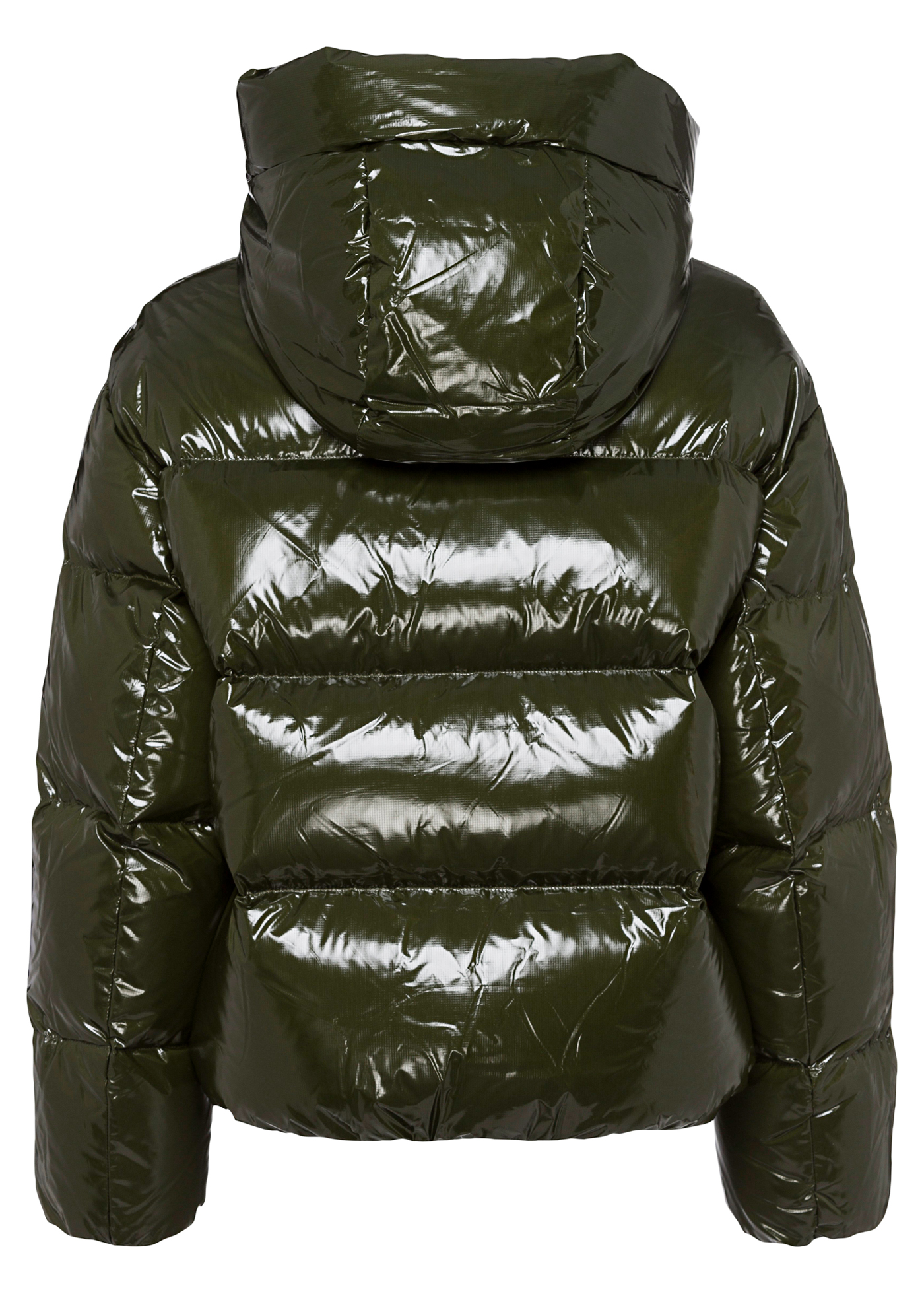GLOSSY DOWN PUFFER JACKET image number 1