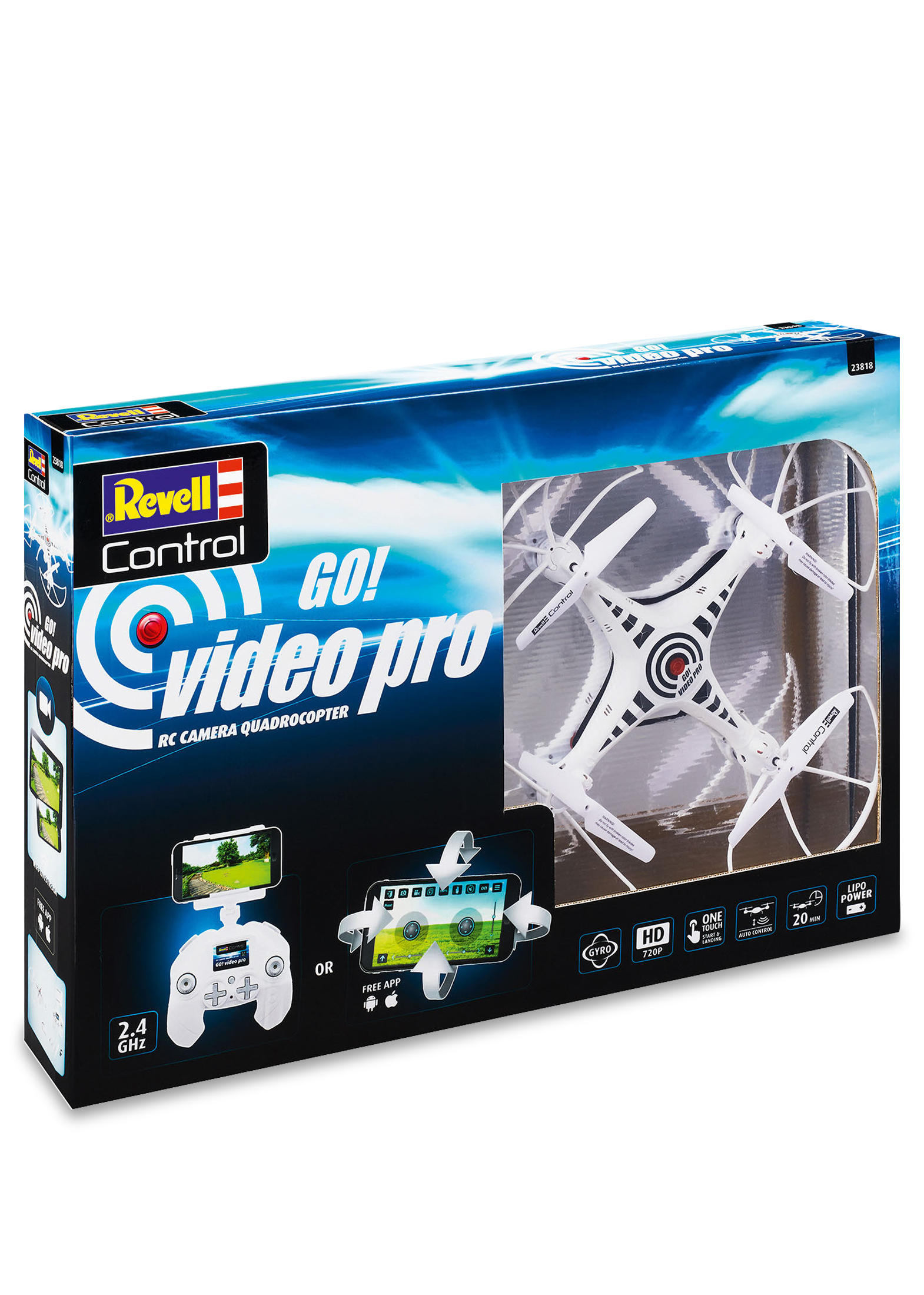 RC Camera-Quadrocopter "Go! VIDEO PRO" image number 1