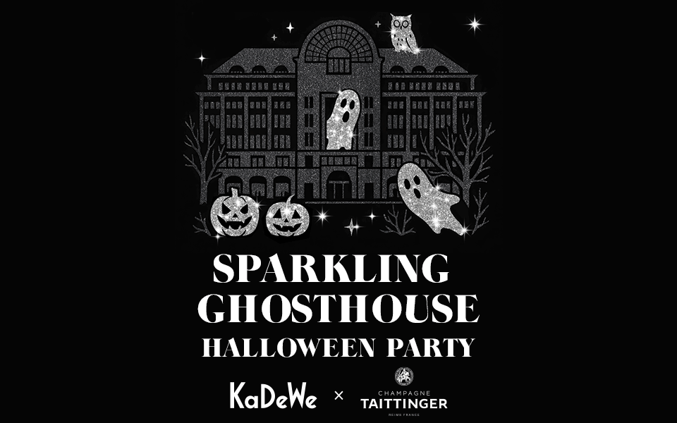 Sparkling ghost house animation