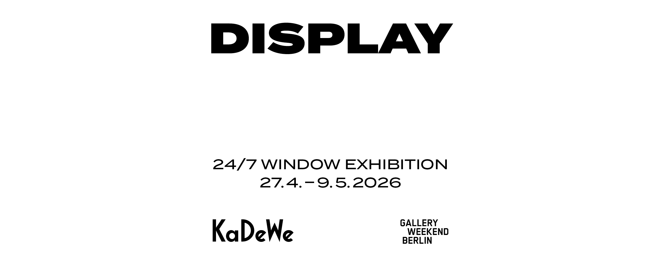 Display, Pause, Repeat &ndash; Window Exhibiton